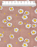22 Roströd med blommor