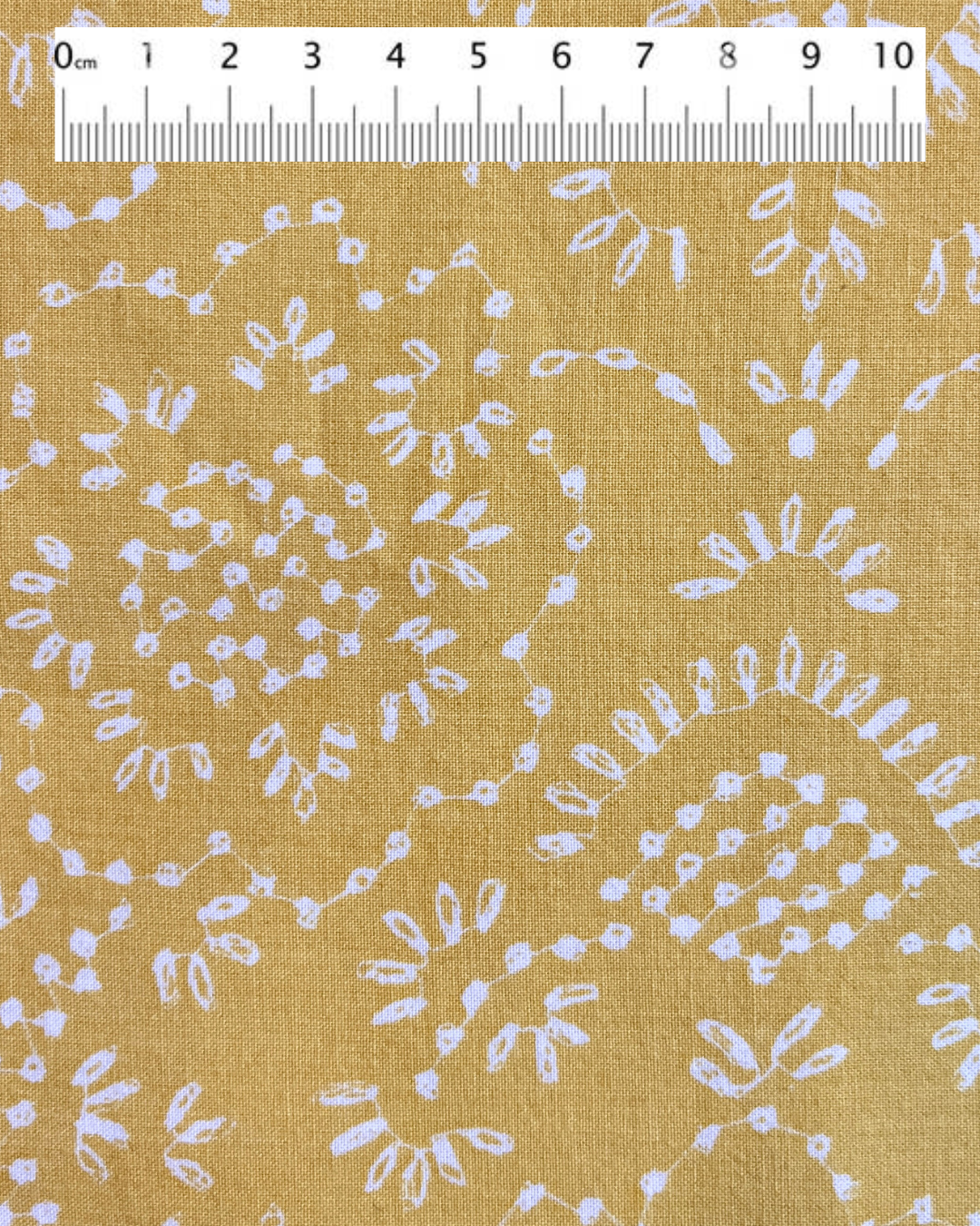 50 Paisley gul och vit