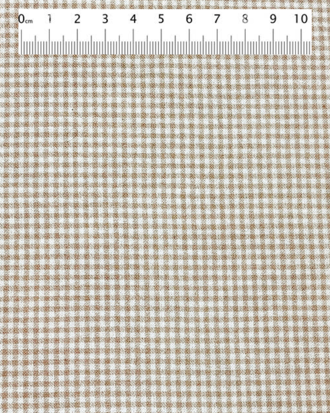 70 Rutig vit och beige