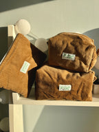 Necessär Brown Corduroy