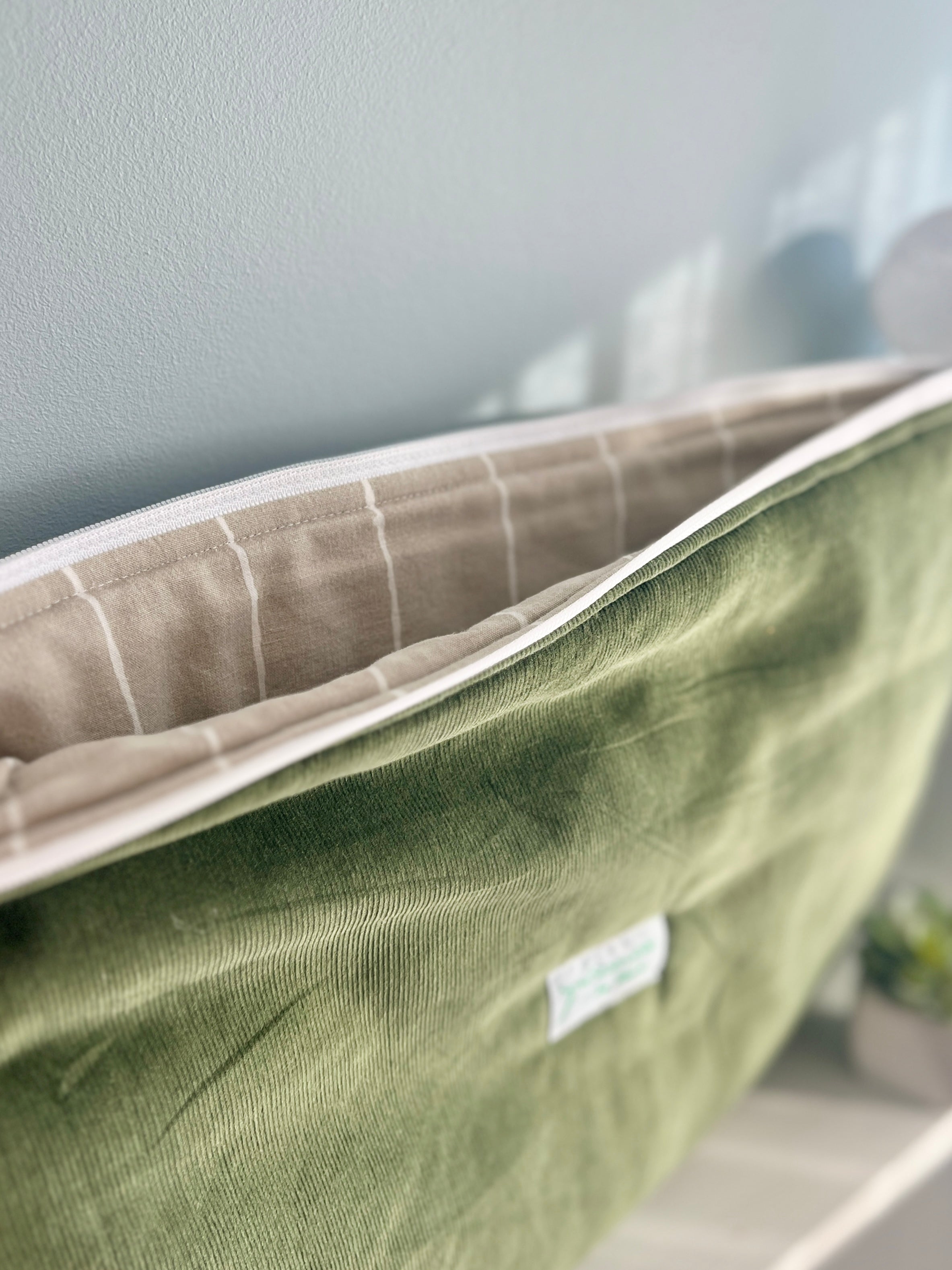 Laptopfodral Green Corduroy
