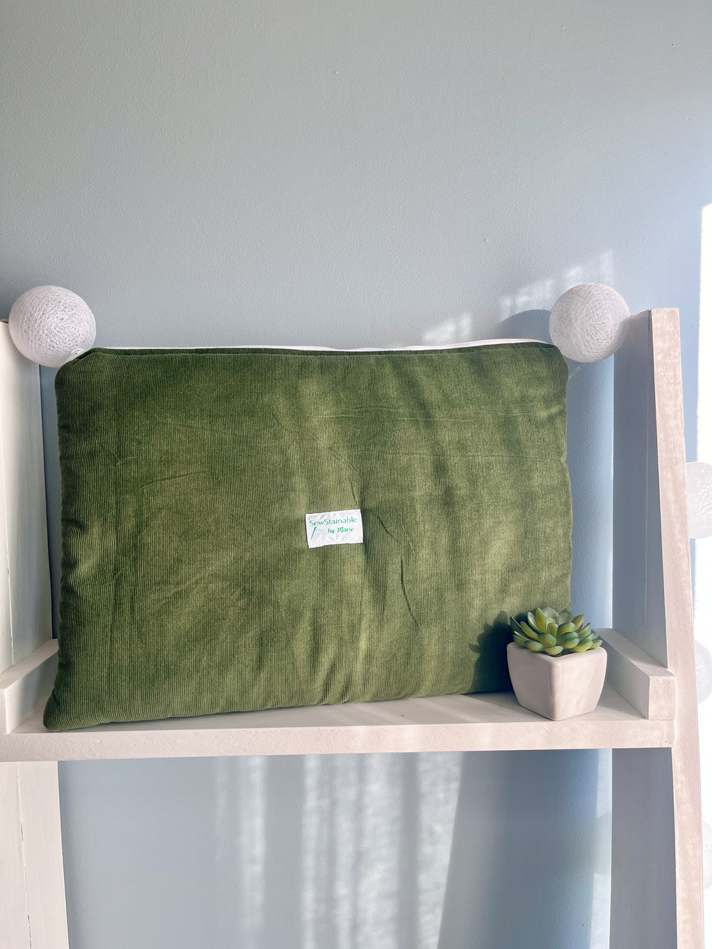 Laptopfodral Green Corduroy