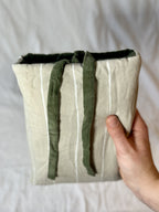 Bokfodral Green Corduroy