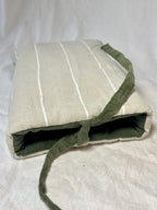 Bokfodral Green Corduroy