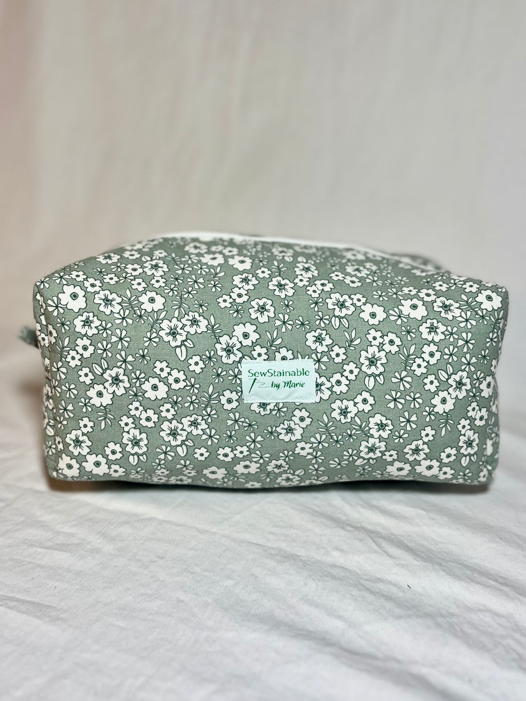 Necessär Green Flowery