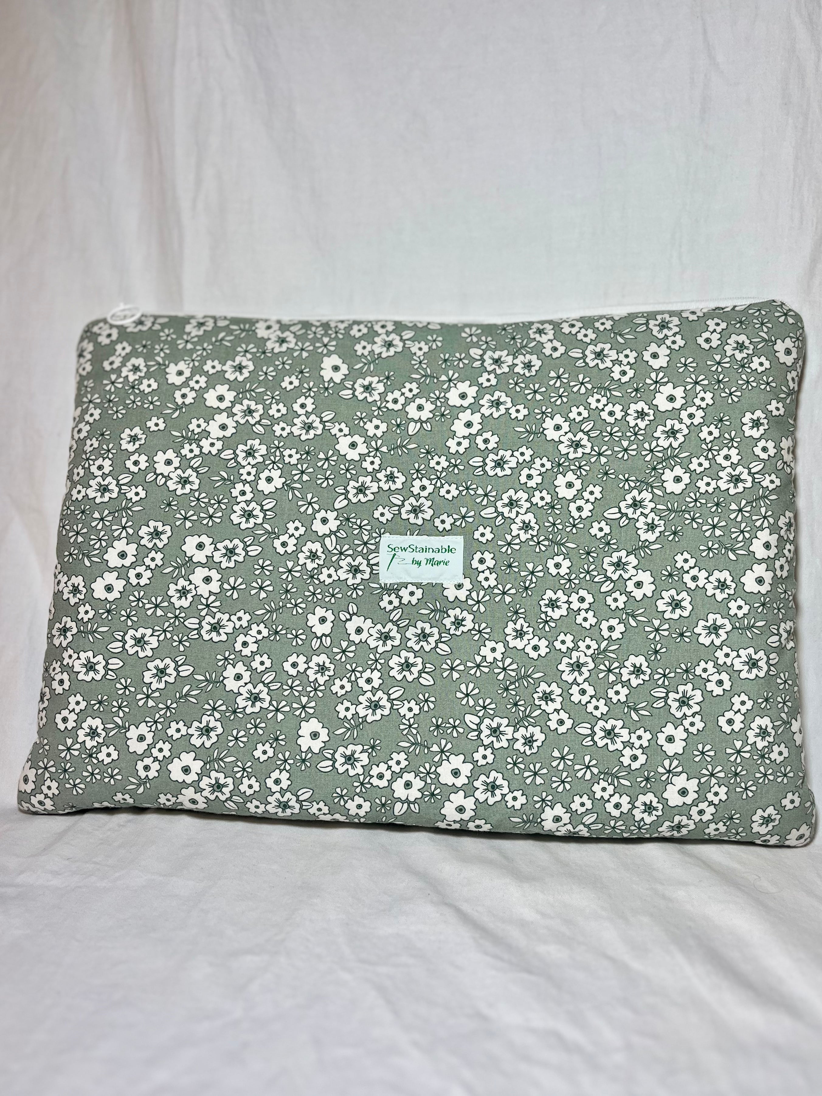 Laptopfodral Green Flowery