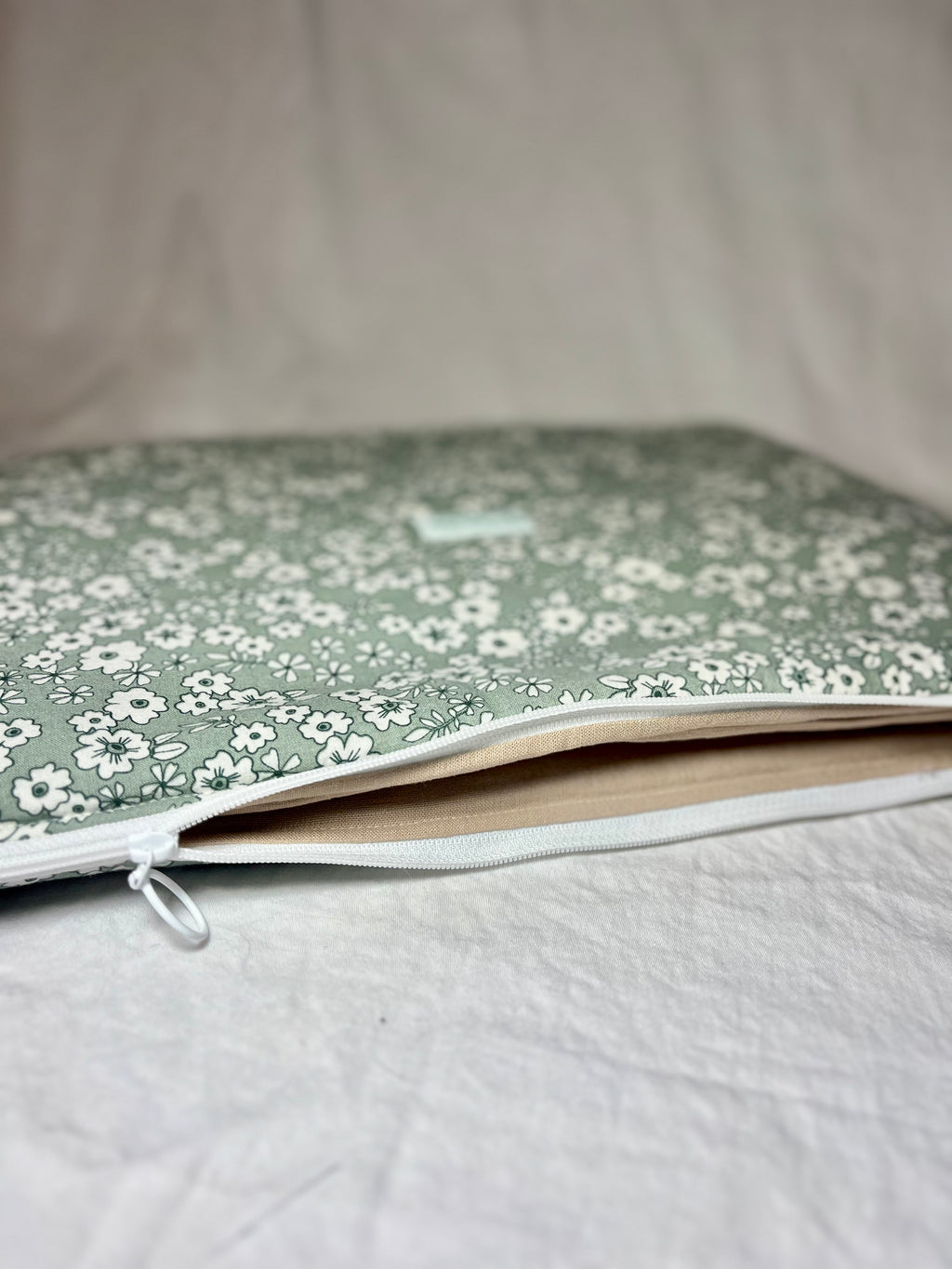 Laptopfodral Green Flowery