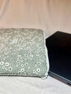 Laptopfodral Green Flowery
