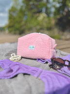 Necessär Pink Waffle