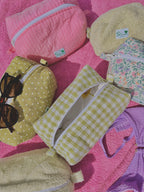 Necessär Green Gingham